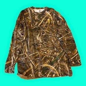 𝅺BROWNING Men’s All Purpose Camo Hunting T-Shirt Size Large
